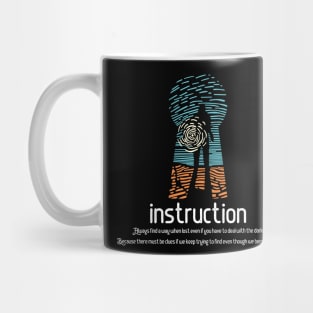 instruction Mug